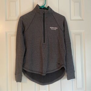 Under Armour Women's Charcoal Gray Half-Zip Pullover